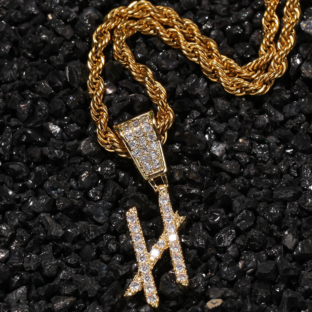 BRUSH GOLD PENDANT